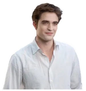 😊 97ccb528 Robert Pattinson Twilight diễn viên, twilight, ma cà rồng, chân dung, người đàn ông telegram sticker
