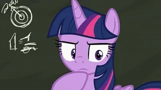 🤔 740c75f5 Twilight Sparkle My Little Pony Twilight Sparkle, My Little Pony, cartoon, pony, animated, magic telegram sticker