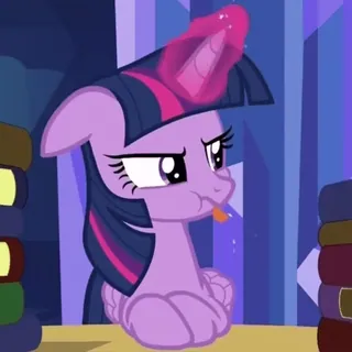 😋 a1d8751e Twilight Sparkle My Little Pony My Little Pony, Twilight Sparkle, cartoon, pony telegram sticker