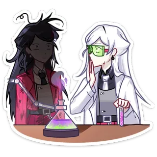 Близняшки Ви и Кейт :: @stickroom telegram stickers