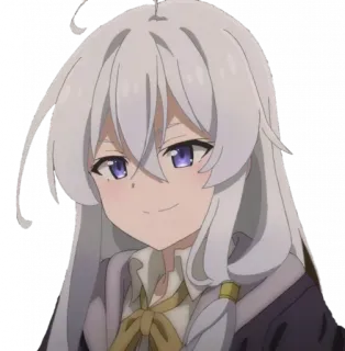 😏 a7d8a7b6 anime, karakter, wanita, smirk telegram sticker