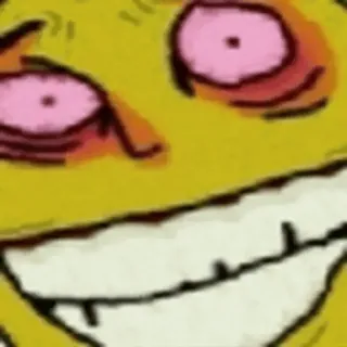 💉 10cd3cd8 mostro, creatura, faccia, cartone animato whatsapp sticker