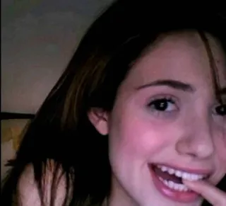 🌟 b6ab5654 donna, ritratto, sorriso, ragazza, bella, persona, felice whatsapp sticker