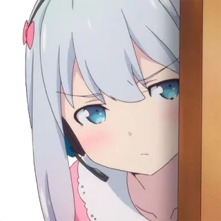 👀 25b599da Izumi Sagiri Eromanga Sensei аниме, сагири, эроманга сенсей, милая, девушка, каваий whatsapp sticker