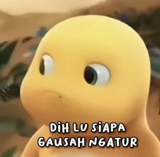 🐶 c4fef514 DIH LU SIAPA
GAUSAH NGATUR Dibujos animados, Meme, Divertido, Sarcástico telegram sticker
