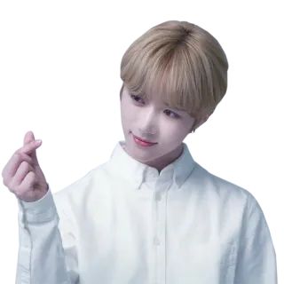 💕 7d5d2252 person, kpop, love, heart whatsapp sticker