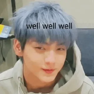 🌸 0ce75eb0 well well well kpop, これはこれは, ミーム, 表情, 人, 顔, ネットミーム telegram sticker