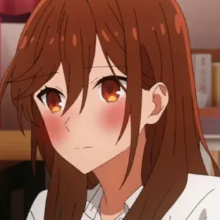 💞 d04c6118 Аниме, Портрет, Девушка, Хори telegram sticker