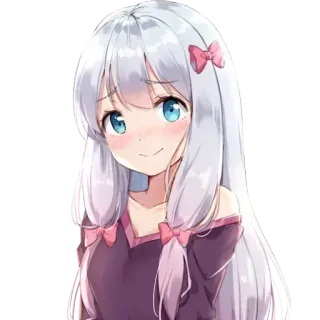 😊 11083d27 Anime, Mädchen, Süß, Manga, Charakter, Kunst telegram sticker