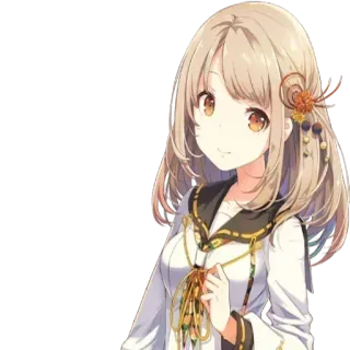 😗 9e3520cb Anime, Charakter, Illustration, Mädchen, Kawaii, Süß telegram sticker