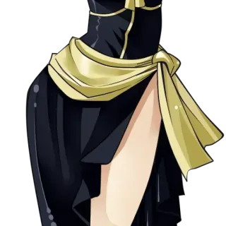 😚 a40b8388 Anime, Kleid, Frau, Mode, Illustration telegram sticker