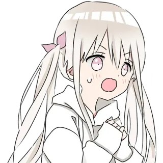 😅 0aaf80b0 anime, cute, girl, cartoon, sticker telegram sticker