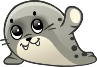 Тюленя | Seal @TgSticker telegram stickers