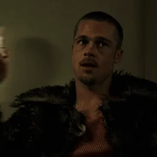 🚬 140ccfdc Tyler Durden Fight Club film, brad pitt, karakter, fight club, tyler durden whatsapp sticker