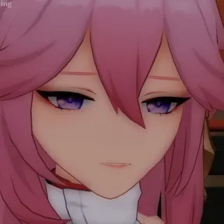 🌸 398d1bd8 Yae Miko Genshin Impact Anime, Genshin Impact, Yae Miko, Jeu vidéo, Femme, Personnage whatsapp sticker