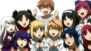 ✊ 61465bfe アニメ, グループ, ハッピー, カートゥーン, キャラクター telegram sticker