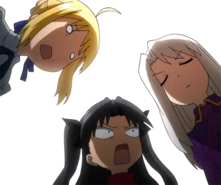 😟 af9d295a アニメ, 漫画, 面白い, 表情, ショック, びっくり, キャラクター telegram sticker