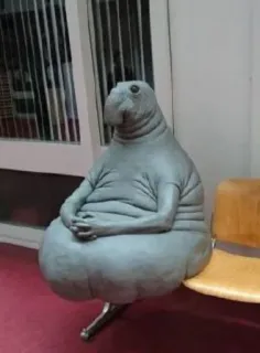 😐 217e946f Блямба, Животное, Странный, Существо, Статуя telegram sticker