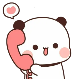 🐻 314ee9b0 パンダ, かわいい, カワイイ, スマホ, 愛, ステッカー telegram sticker