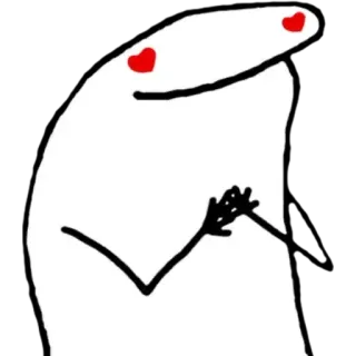 😍 fdc217ca amore, carino, cartone animato, occhi, personaggio telegram sticker