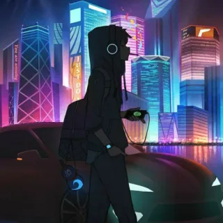 ⭕️ 8c5d0c6f YOU are amazing anime, car, buildings, headphones, amazing telegram sticker
