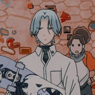 🔵 fb3813f3 Langa Hasegawa SK8 the Infinity 动漫, 滑板, 角色, 卡通 telegram sticker