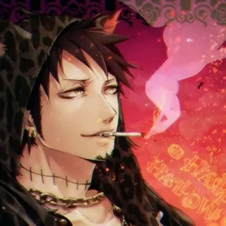 Anime《Cigarette》🚬 @anime_fanss whatsapp stickers