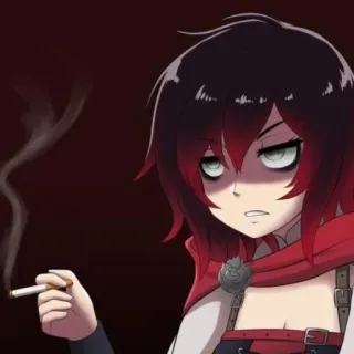 Anime《Cigarette》🚬 @anime_fanss telegram stickers