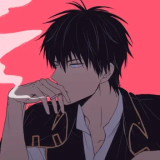 Anime《Cigarette》🚬 @anime_fanss whatsapp stickers