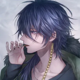 🚬 5290b5c5 Anime, Merokok, Rokok, Karakter telegram sticker