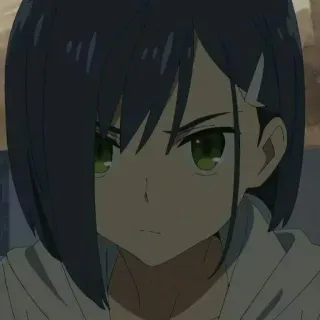 ✨ cd675aa5 Ichigo Darling in the Franxx Аниме, Ичиго, Darling in the Franxx, Персонаж, Девушка telegram sticker