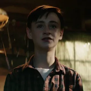 😐 5c328ed3 Bill Denbrough It filme, terror, personagem, jovem, menino telegram sticker