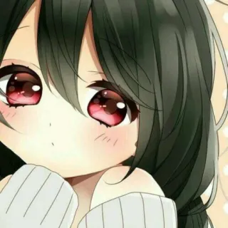 🥺 13139302 Ragazza anime, Carino, Grandi occhi, Manga, Kawaii, Cartone animato, Illustrazione telegram sticker