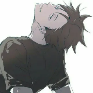 🙂 1988e2df Anime, Personaggio, Arte, Illustrazione, Maschio, Ritratto telegram sticker