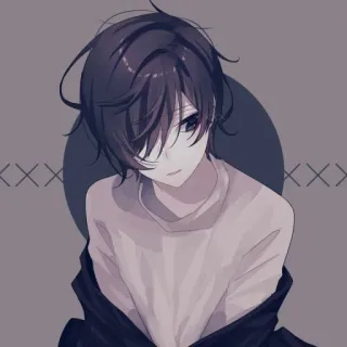 😶 75768c86 Ragazzo anime, Personaggio anime, Illustrazione, Arte digitale, Cartone animato, Manga telegram sticker