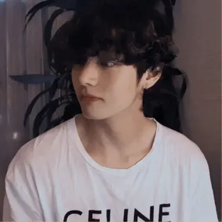 ☁️ 58e7ae10 CELINE celebrity, male, person, clothing, t-shirt, portrait telegram sticker