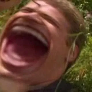 ⛓ bb162953 มีม, หัวเราะ, หน้า, สีหน้า, ตลก, อินเทอร์เน็ต telegram sticker