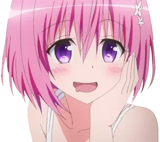 🤤 63cebcd7 Momo Belia Deviluke To LOVE-Ru อนิเมะ, มังงะ, น่ารัก, ผู้หญิง, ผมสีชมพู, To Love-Ru, โมโมะ เบเลีย เดวิลุค telegram sticker