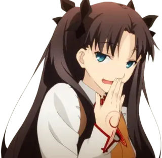 😂 bd06ab2d Rin Tohsaka Fate/stay night อนิเมะ, การ์ตูน, ผู้หญิง, นักเวทย์, มาสเตอร์, เวทมนตร์, Fate Stay Night, ริน โทซากะ telegram sticker