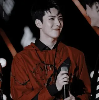 🗝 a3ca8739 사람, 남자, 웃는, K팝, 유명인 whatsapp sticker