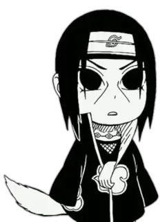 🎧 16d3218e Itachi Uchiha Naruto อนิเมะ, นารูโตะ, อิทาจิ, อุจิวะ, มังงะ, การ์ตูน telegram sticker