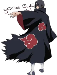 🎧 8e1c01f3 Itachi Naruto good BYE อนิเมะ, มังงะ, อิทาจิ อุจิวะ, นารูโตะ, แสงอุษา, ลาก่อน telegram sticker