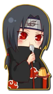🎧 b5ba7172 Itachi Uchiha Naruto อนิเมะ, อิทาจิ, นารูโตะ, มังงะ, อุจิวะ, การ์ตูน, พุดดิ้ง telegram sticker