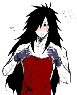 😳 77270bb0 Madara Uchiha Naruto anime, manga, Uchiha, Madara, apron telegram sticker