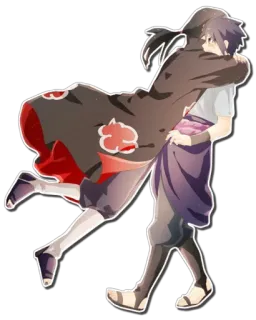 ❤ 082e991b Itachi Uchiha Naruto Anime, Hermanos, Abrazo, Uchiha, Fanart telegram sticker