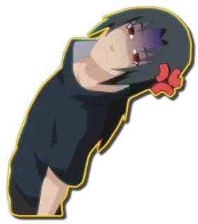 💢 ba2f73f8 Itachi Naruto Anime, Ninja, Enojado, Uchiha, Manga telegram sticker