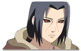 😐 d07c9075 Itachi Uchiha Naruto Anime, Manga, Sharingan, Uchiha, Ninja telegram sticker