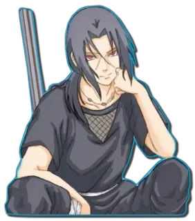 🙂 e0fc198a Itachi Uchiha Naruto Anime, Ninja, Uchiha, Itachi, Manga, Villano telegram sticker