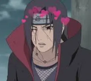 🖤 3061bb09 Itachi Uchiha Naruto Anime, Itachi, Cuori, Ninja, Manga telegram sticker