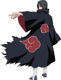🍃 a2f4752f Itachi Naruto Аниме, Итачи, Учиха, Манга, Акацуки, Ниндзя whatsapp sticker